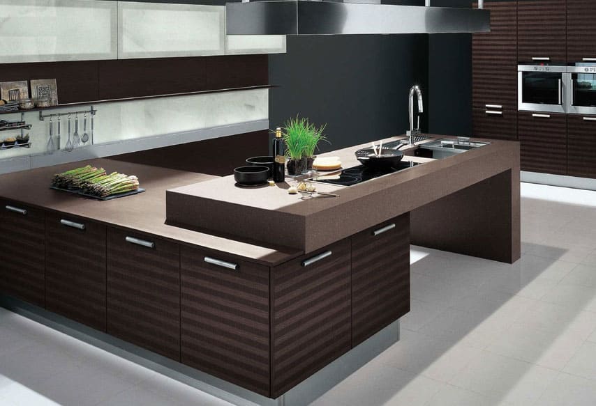 G Shaped Modular Kitchen